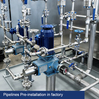 Système de distribution de produits chimiques sur skid CREST avec réservoir de stockage personnalisé et garantie d'un an pour l'industrie pétrolière et gazière offshore
