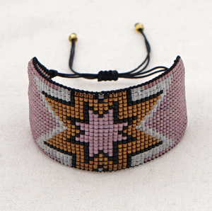 Go2boho — Bracelets en forme d'étoile tissé à la main pour femmes, bijou mexicain, ajustable et à la mode, cadeau, Miyuki, 2020 - Product Image 3