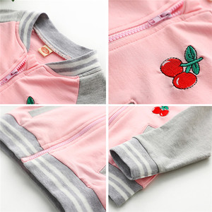 Vêtements de boutique pour enfants en gros pour l'automne, manteau de baseball pour filles, provenant d'un fournisseur chinois - Product Image 4