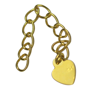 Beadsnice 925 Sterling Silver <strong>Necklace</strong> Bracelet Chain <strong>Extender</strong> with the heart charm pendent ID 27515 - Product Image 4