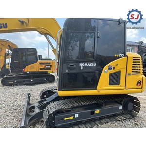 Excavadora de cadenas Komatsu PC70 usada original de Japón para minería |   Bomba de Caja de Cambios de 7 Toneladas en Buen Estado |   En Buen Estado, en Oferta - Product Image 4