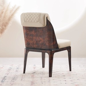 Nouveau design avec du cuir, alliant confort et chaise de salle à manger de style haut de gamme - Product Image 6