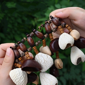 Wholesale Natural Plant <b>Seed</b> Wrist Rattle Bracelet Handmade Percussion Wrist Bell For Kindergarten Teaching And Performance - Product Image 6