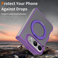 Étui JOYPORODO B526 pour iPhone Duo avec support magnétique rotatif à 360°, anti-chute, coque de protection pour iPhone Duo