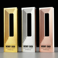 Trofeo Metálico Creativo Personalizado de Bubugao con Grabado e Impresión UV para Reconocimiento a Empleados Destacados, Recuerdo en Oro y Plata