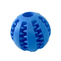 Rubber Dog Chew Toys for Aggressive Chewers Tooth Cleaning Dog Chew Ball Chewing Food Dog Toy