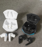 Écouteurs TWS Gaming BT5.4 Mode Jeu Stéréo HiFi Longue Autonomie Légers Intra-auriculaires pour PC Téléphone Commande en Gros