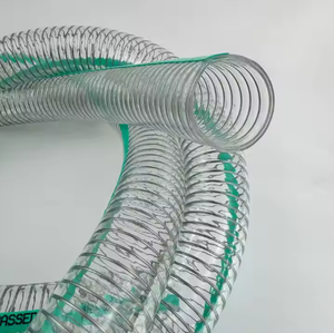 Tuyau d'aspiration/décharge en PVC transparent à haute pression Fil d'acier en spirale non toxique Durable et flexible - Product Image 5
