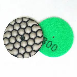 2inch High Quality Resin Diamond Flexible Grinding Disc Dry Polishing Pads for Granite Marble Terrazzo