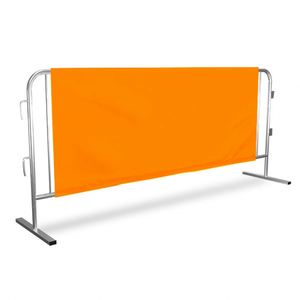 Portable Temporary <b>Road</b> Safety Barrier Barricade Business Events Mesh Spandex Cover Digital Printing for Promotion - Product Image 1