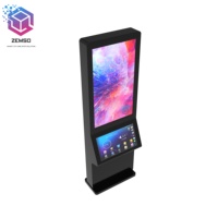 Écran tactile numérique tout-en-un LCD de 55 pouces, affichage dynamique, recherche d'informations, kiosque en libre-service