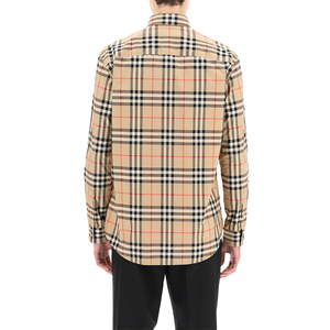TKAN683 haute qualité Logo personnalisé jaune Plaid homme chemise à manches longues 100% coton biologique grande taille chemises pour hommes - Product Image 3