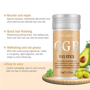 Contrôle des bords en gros conteneur en métal Type de poussée anti-frisottis séchage rapide gel coiffant pommade <span class=keywords><strong>cheveux</strong></span> bâton de cire <span class=keywords><strong>pour</strong></span> salon à domicile - Product Image 5