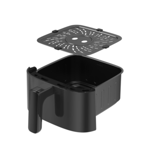 Friteuse à air en plastique longue durée et résistante, capacité 3L, 1350W, 80-200°C, professionnelle avec minuteur 1H - Product Image 6