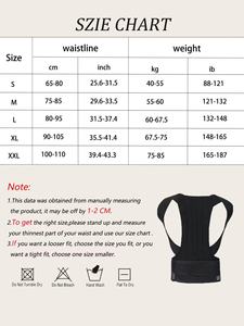 <span class=keywords><strong>Ceinture</strong></span> de soutien dorsal YOUFEI pour <span class=keywords><strong>correction</strong></span> de posture avec fermeture auto-agrippante, en polyester et coton - Product Image 5