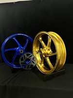 Jantes de moto forgées IASX 15 pouces 6061-T6, jantes légères haute performance pour Yamaha YZF R1, moto de course personnalisée