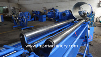 Machine de formage de tubes en spirale LMS, ligne de production de formage à rouleaux pour la fabrication de conduits