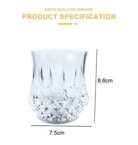 Vasos de Cristal Facetado LED de 7oz con Luz RGB Multicolor Intermitente para Bodas, Fiestas, Bares Nocturnos, Clubes, Cumpleaños y Eventos - Product Image 5