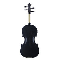HUASHENG Violon électrique noir OEM ODM à cordes Instrument de musique Violon 4/4 pour débutant professionnel