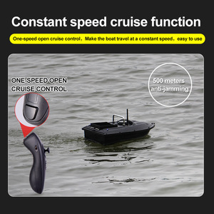 Bateau à appât télécommandé C18, portée de 500 m, charge utile de 1,5 kg, bateau de pêche à la traîne avec contrôle de croisière - Product Image 2