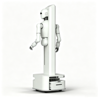 Robot humanoïde mobile Y2-M à double manipulateur, précision de répétition de 0,03 mm, navigation autonome LiDAR, recherche ROS2, 570W 220V ZY