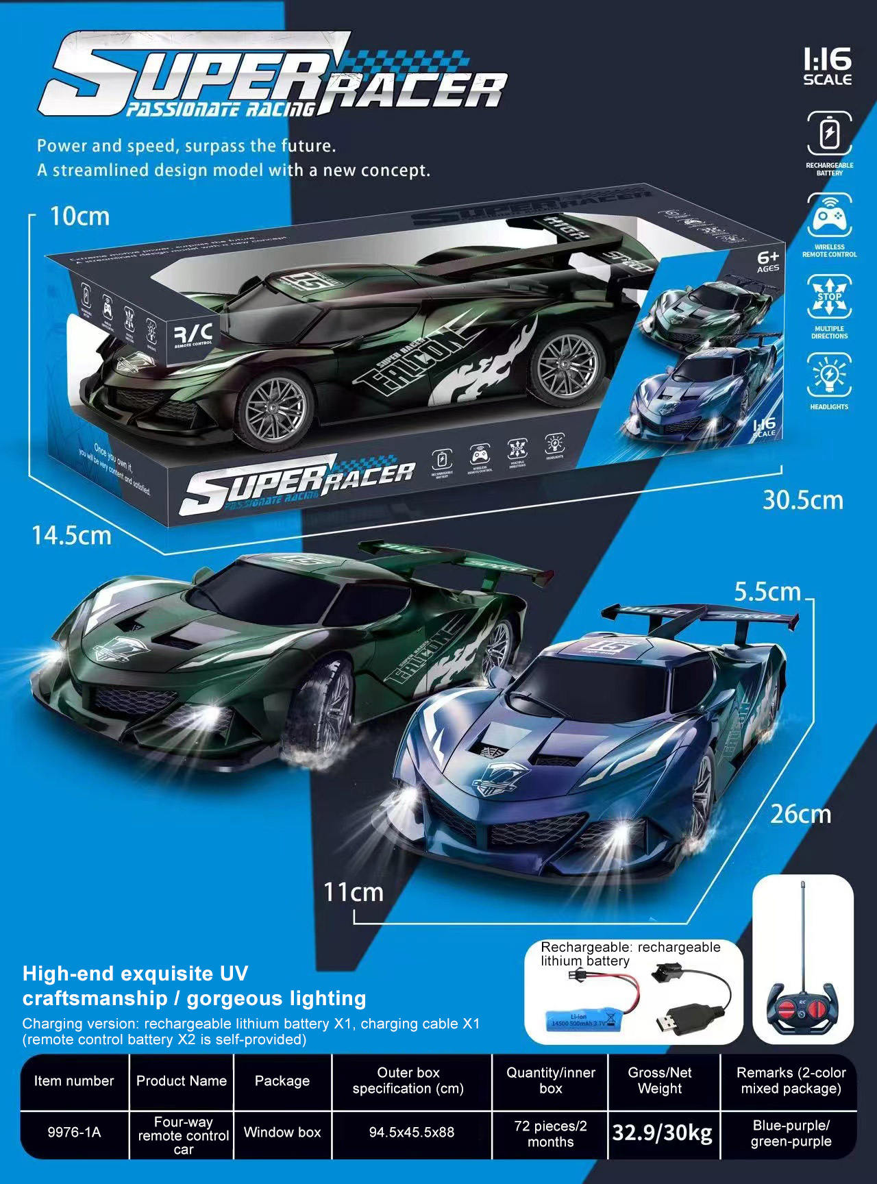9976-1A Rechargeable Type