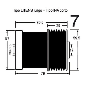Per Ford Transit 2.4 TDCi Diesel (KW 101 HP 137) alternatore ruota libera parti del motore compatibile con i modelli 03-2004 05-2006 - Product Image 3