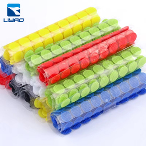 Points de boucle de crochet auto-adhésifs forts double face avec fonction réutilisable Logo imprimé coloré découpé points ronds/cercles/colle arrière - Product Image 2