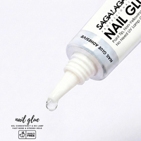 SAGALAGA 10g Hema Free Vegan Non-Toxic GelX Tip Adhesive Soak off UV Gel pour Système d'Extension d'Ongles Manucure Professionnelle OEM ODM