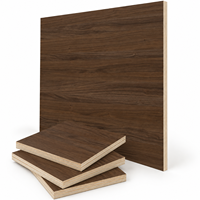 Contreplaqué recouvert de placage de noyer noir Jinbase JB-PLY-117, qualité E0, 1220x2440mm, contreplaqué flexible, feuille de placage de bois naturel