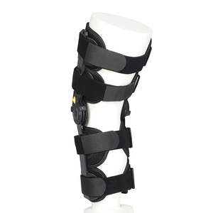 Inmovilizador ortopédico de espinilleras ajustable médico, para ortesis postoperatoria, soporte de rodillera con bisagras ROM, con ortesis de postoperatorio, 1 unidad - Product Image 6