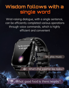 KT89 3ATM IP68 impermeabile da esterno robusto orologio intelligente da uomo 880 MAh batteria torcia elettrica BT chiamata GPS <span class=keywords><strong>Smartwatch</strong></span> per <span class=keywords><strong>Android</strong></span> <span class=keywords><strong>IOS</strong></span> - Product Image 5