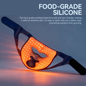 Maschera Facciale LED per Terapia a Luce Rossa Wireless in Silicone Personalizzata all'Ingrosso per Bellezza del Viso - Product Image 3