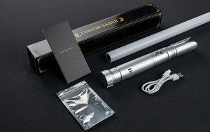 Sabres laser Nexus en alliage d'aluminium 6063, poignée argentée, XRGB Xeno3.0 Pixel, châssis amovible robuste avec haut-parleur basse fréquence, sabres laser <span class=keywords><strong>Jedi</strong></span> - Product Image 5