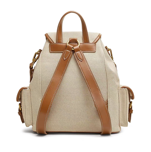 Zaino personalizzato alla moda Mini zaino in cotone da <span class=keywords><strong>donna</strong></span> autunno e inverno borsetta in tinta con design retrò piccolo zaino da <span class=keywords><strong>donna</strong></span> - Product Image 4