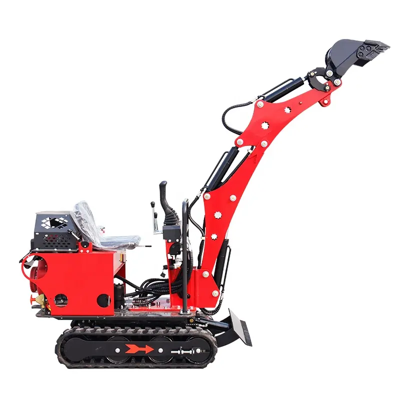 super mini excavator micro bagger mini escavatore bucket automatic digger for mountain 360 mini digger with cab