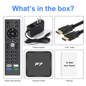 Competitivo P7 Android 12 Smart Box Allwinner H618 2GB/4GB/16GB/32GB Wifi6 Quad 4K ad alta velocità <span class=keywords><strong>Internet</strong></span> TV voce telecomando - Product Image 6