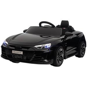 HOMCOM Coche Eléctrico para Niños 5 Años con Licencia Audi, Control Remoto y Música, Negro - Product Image 1