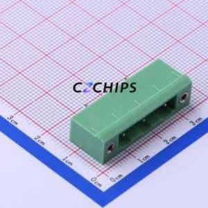 KF2EDGVM-7.62-3P Plug-in Terminal <b>Block</b> Through hole,P=7.62mm Connector Board-to-Board / Socket Closed <b>Screw</b> Fixing 1x3P 7.62mm - Product Image 1