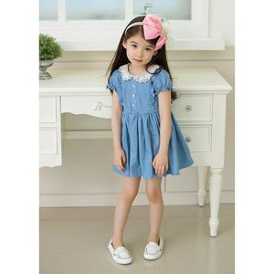 Vestido de flores, nuevo modelo, vestidos de noche para niñas, vestidos azules para niñas con velo - Product Image 6