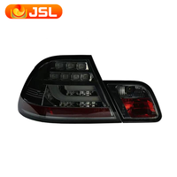 Pour BMW Série 3 Coupé (E46) 1998-2002 Feu Arrière Modifié Fumé, Amélioration pour Quatre Portes, Feux Arrières Entièrement LED avec Clignotants et Feux Stop