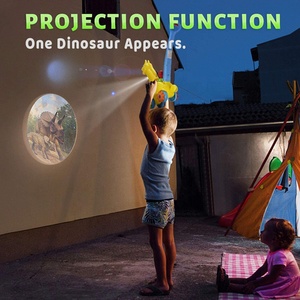 Macchina per Bolle Estiva con Design Anti-perdita, Proiettore Dinosauro, Musica e Luci, Giocattolo <span class=keywords><strong>a</strong></span> Spinta per Bambini - Product Image 5
