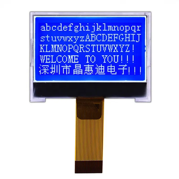 1.5 inch graphic lcd module 128X64 JHD12864-G106BTW-B