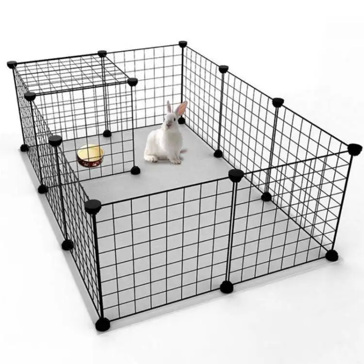 China Factory DIY assembled Metal Wire Pet Cat And Dog Fence Multi-layer Luxury Pet Cage