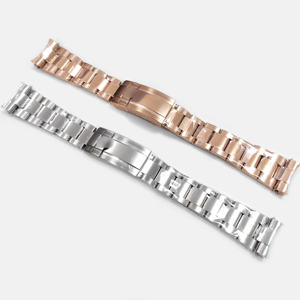 Correa de Reloj de Acero Inoxidable 904L de 20 mm, Estilo Oy-ster, para Reloj GMT <span class=keywords><strong>126710</strong></span> 116710, Eslabón Final de Reloj 78200 - Product Image 1