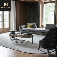 Ensemble de tables et chaises en marbre brun pour café, mobilier de salon, prix abordable