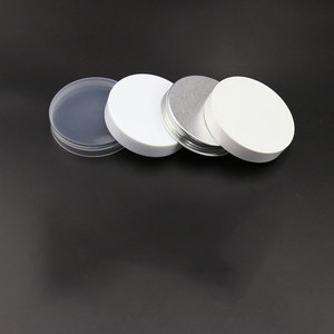 Tarro de plástico transparente para mascotas, lata de almacenamiento de comida de 16oz con tapa blanca y negra para té, miel, dulces, embalaje de galletas pequeñas - Product Image 4