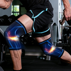 Rodillera de compresión transpirable y elástica para hombres y mujeres, deportes, fitness, tallas grandes, OEM, venta al por mayor - Product Image 5