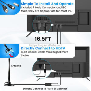 Высокопроизводительная наружная цифровая антенна для мобильного телевидения и спутниковой связи, лучшая внешняя антенна для дальнего действия, Wi-Fi, VHF, дистанционное управление, автомобильная антенна - Product Image 3