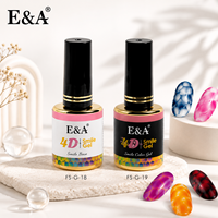 Makartt Blooming Use Clear Spreading Effect Marble Floral Designs DIY UV Gel Nail Polish - Longue tenue pour salon professionnel